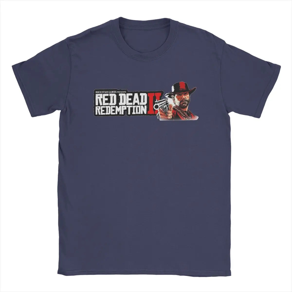 Vintage Red Dead Redemptions 2 Action Game Tshirt 100% Cotton