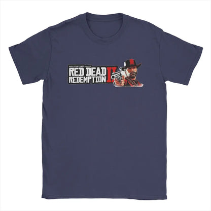 Vintage Red Dead Redemptions 2 Action Game Tshirt 100% Cotton