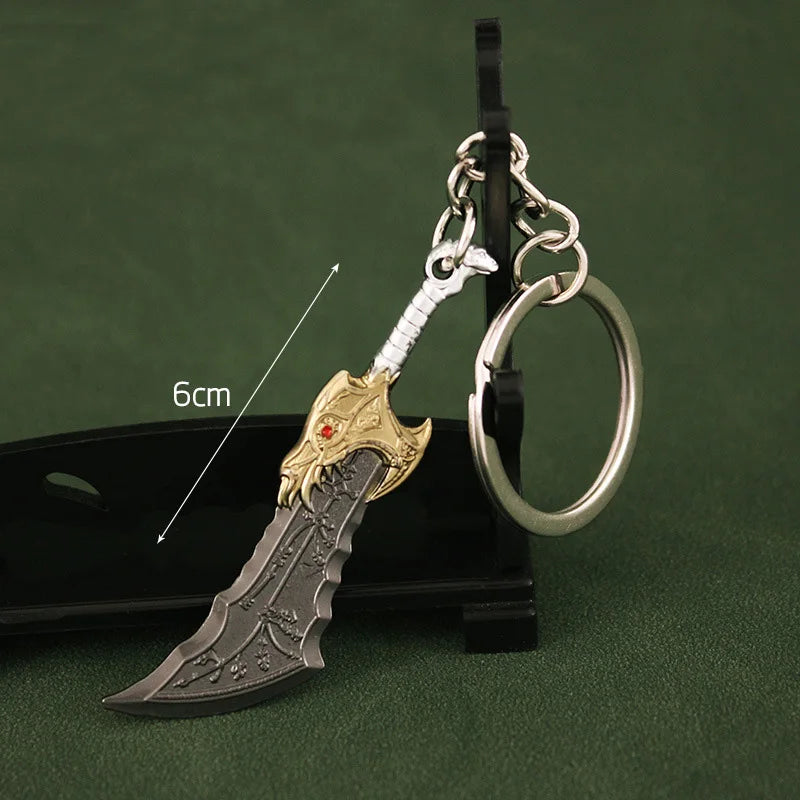 God of War Kratos Blade and Weapons Keychains - Weapon 3 Available at 2Fast2See.co