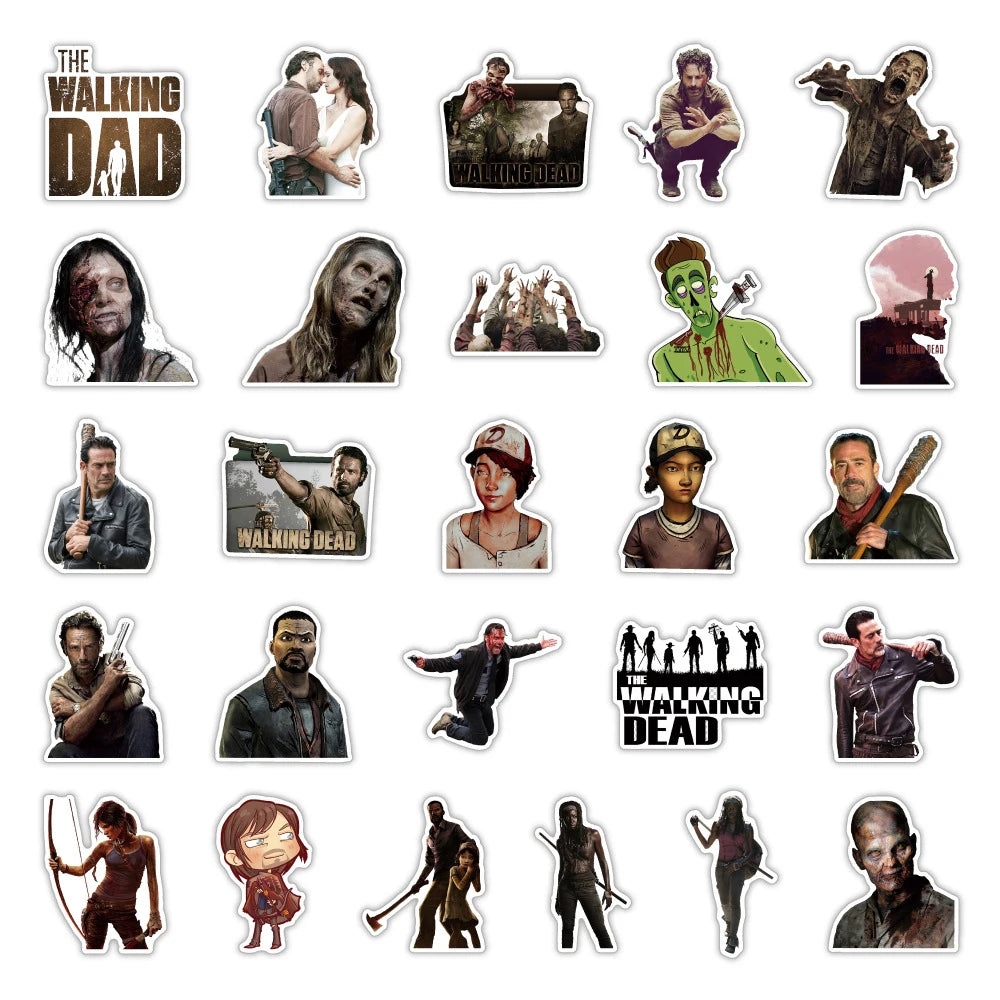 The Walking Dead Premium Vinyl Stickers