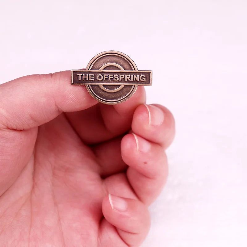 American Badge The Offspring Vintage Enamel Pin - Available at 2Fast2See.co