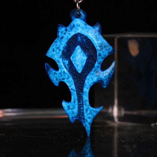 World Of Warcraft Glowing Keychain Tribal - Blue Available at 2Fast2See.co