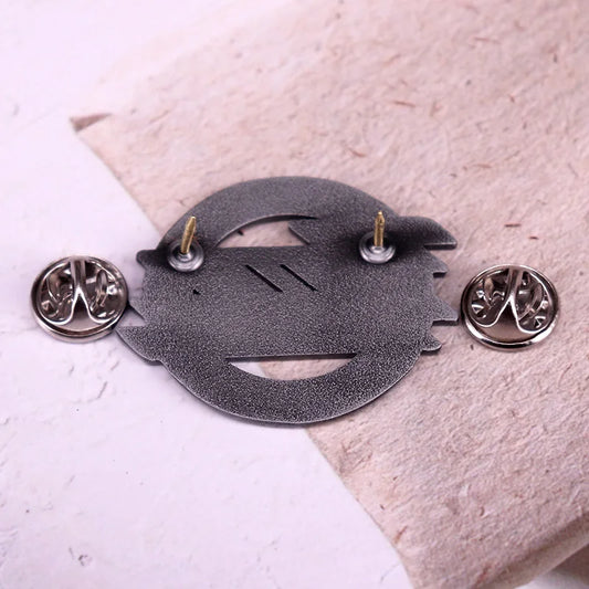 Rock Band Enamel Pin Vintage Metal Badge