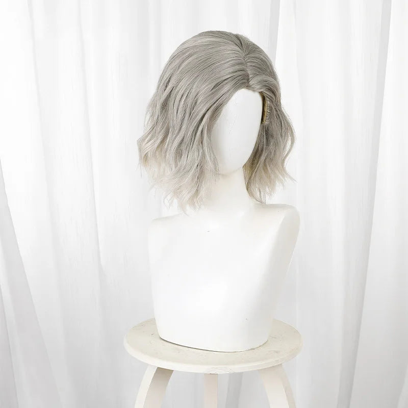 Resident Evil 9 Grace Ashcroft Cosplay Wig Gradient Curly Hair