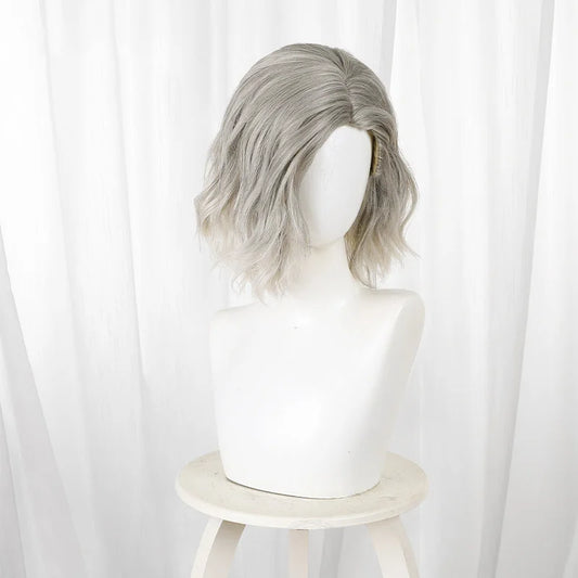 Resident Evil 9 Grace Ashcroft Cosplay Wig Gradient Curly Hair
