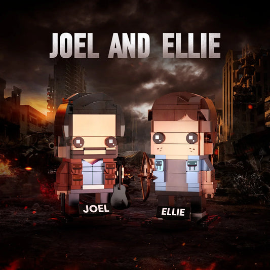 The Last of Us Joel & Ellie Building Blocks Set Fanmade - Available at 2Fast2See.co