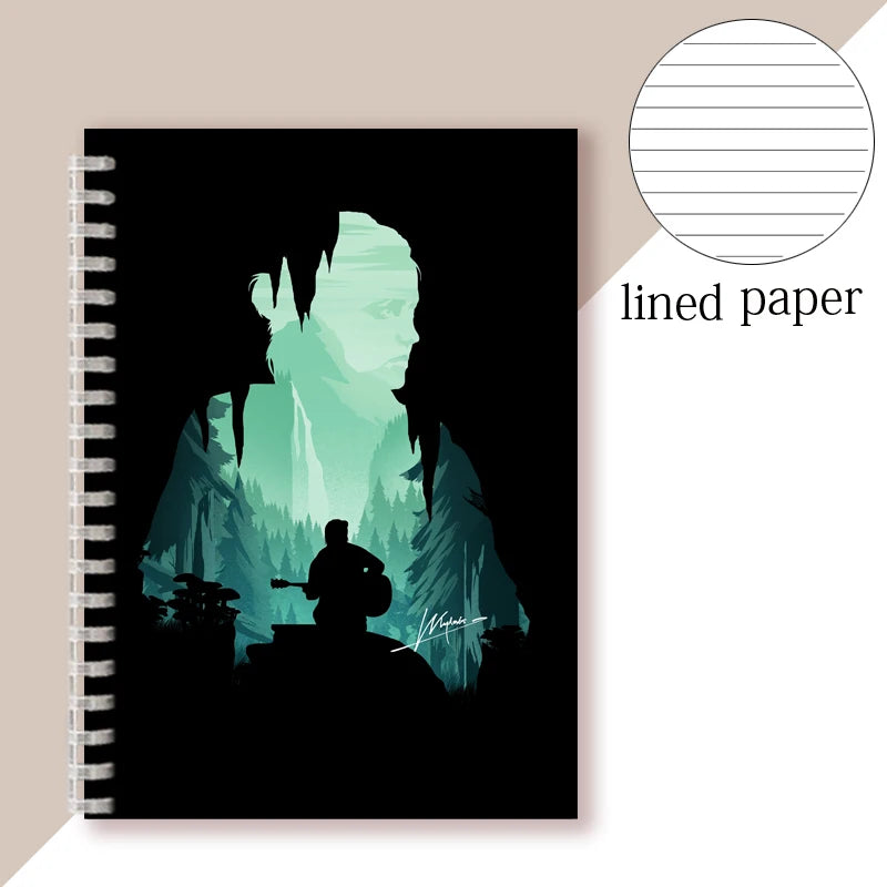 A5 Spiral The Last of Us Notebook Retro Journal Lined & Blank - Design 3 / A5 Available at 2Fast2See.co