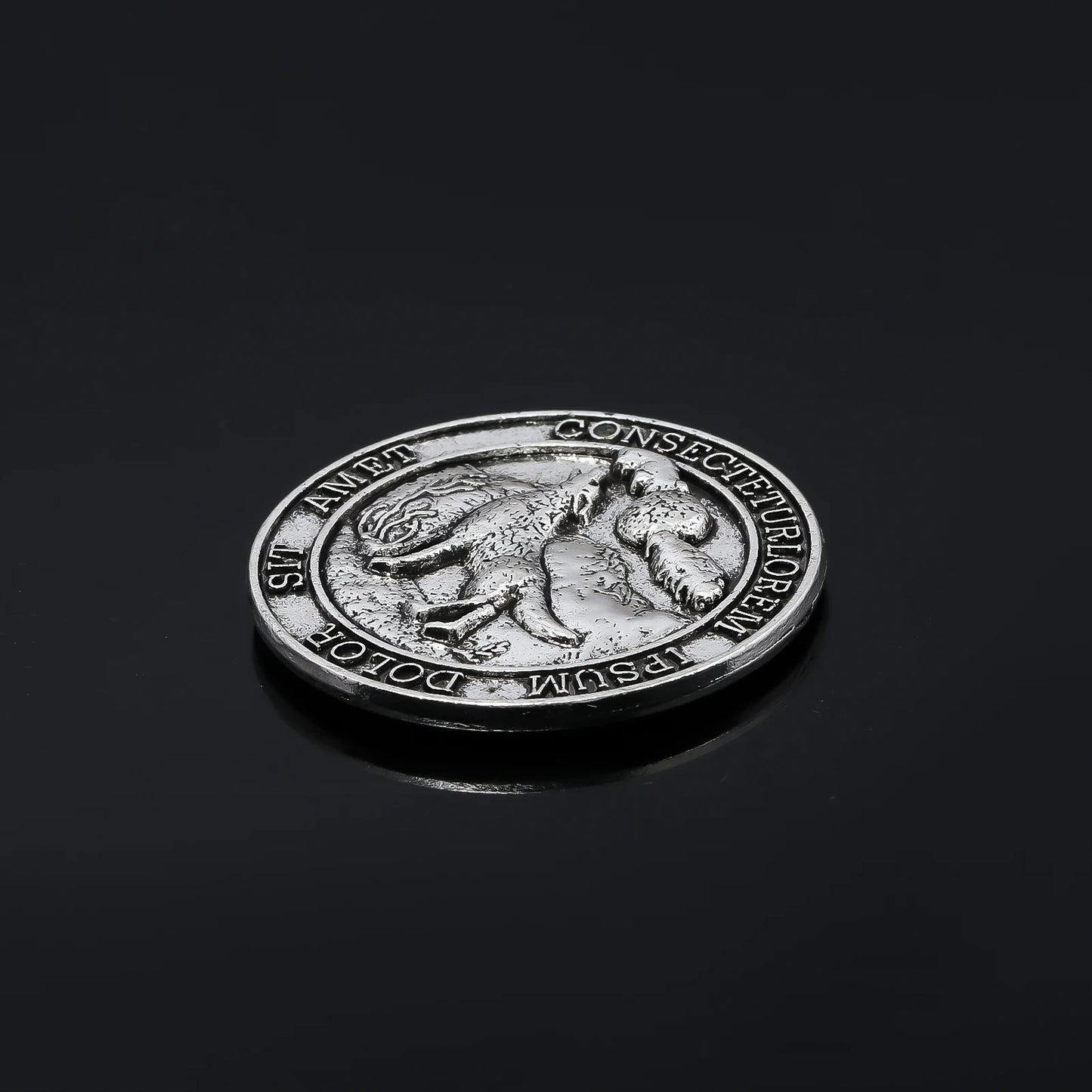 Resident Evil 8 Retro Wolf Coin Souvenir