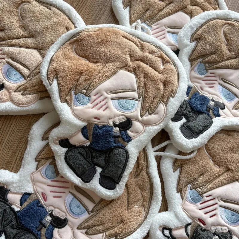 Resident Evil Leon Kennedy Hanging Hand Towel Soft Absorbent Plush