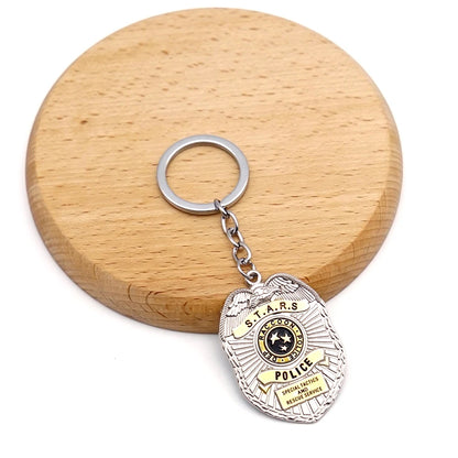 Resident Evil Game Leon S Kennedy RPD Raccoon City Keychains