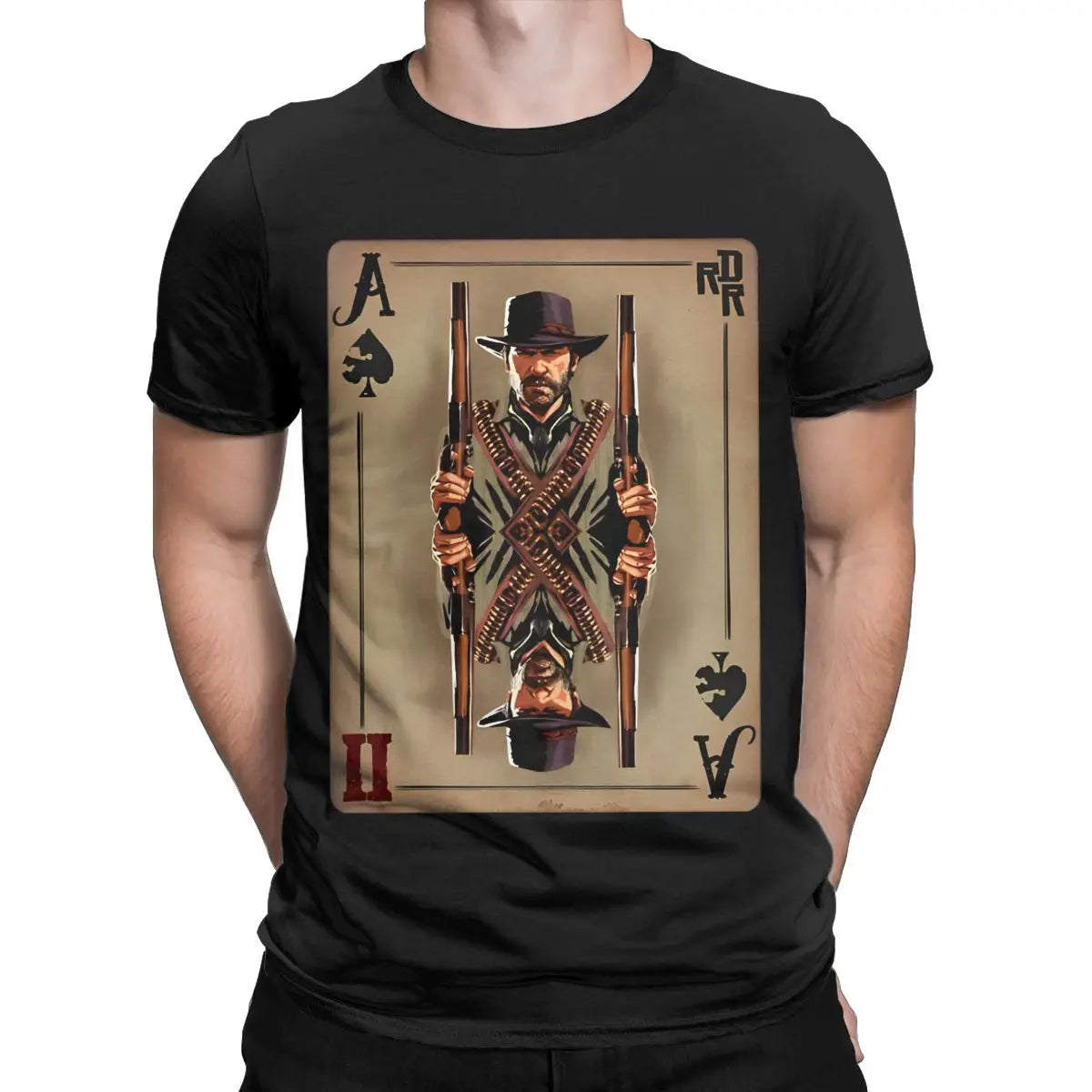 Red Dead Redemption 2 Vintage Arthur Morgan Cotton Tshirt