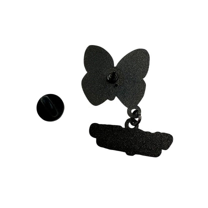 Life Is Strange This Action Will Have Consequences Butterfly Enamel Brooch with Keychain