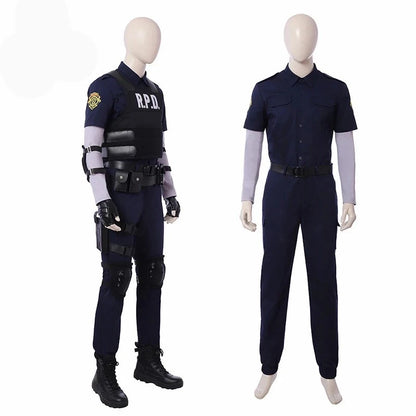 Resident Evil 2 Cosplay R.P.D Leon Scott Kennedy Cosplay Costume