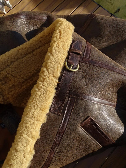 Resident Evil Leon S. Kennedy Custom Leather Sheep Jacket
