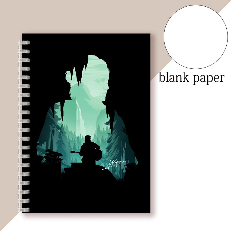 A5 Spiral The Last of Us Notebook Retro Journal Lined & Blank - Design 14 / A5 Available at 2Fast2See.co