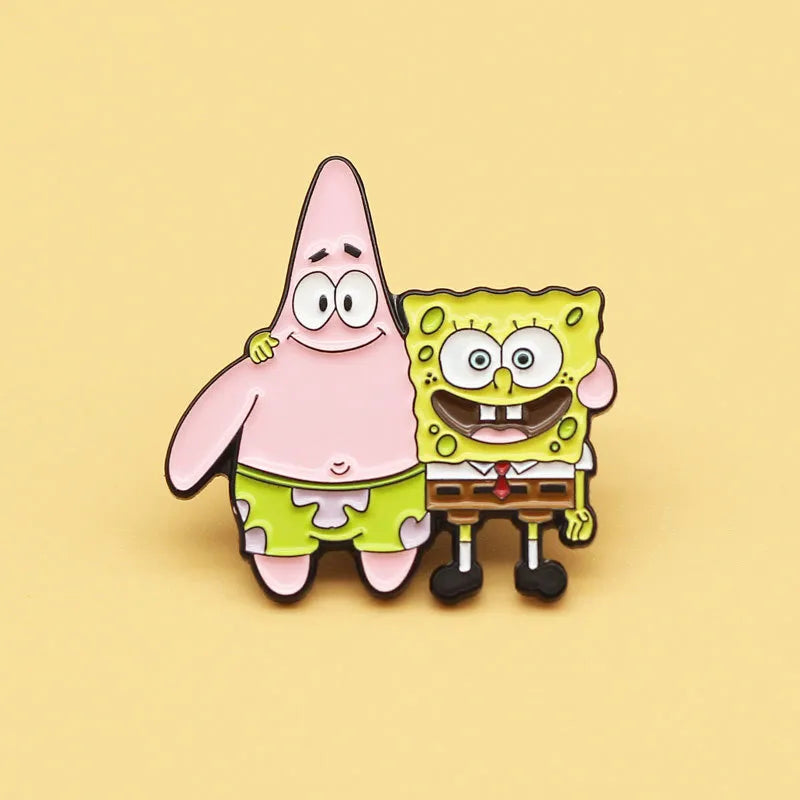 SpongeBob & Patrick Enamel Pin - SpongeBob & Patrick Available at 2Fast2See.co