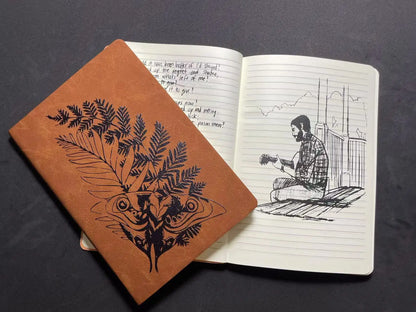 Tlou Ellie's Notebook / Journal With Personal Notes and Leather Cover
