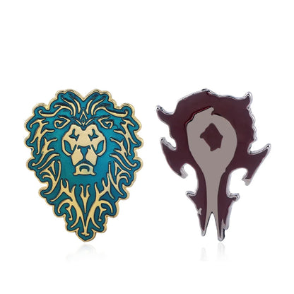 World of Warcraft Game Tribal Logo Pins