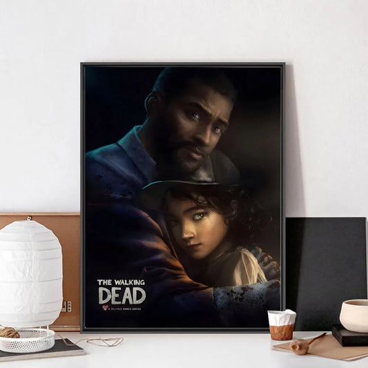 The Walking Dead Vintage Paper Cinematic Poster