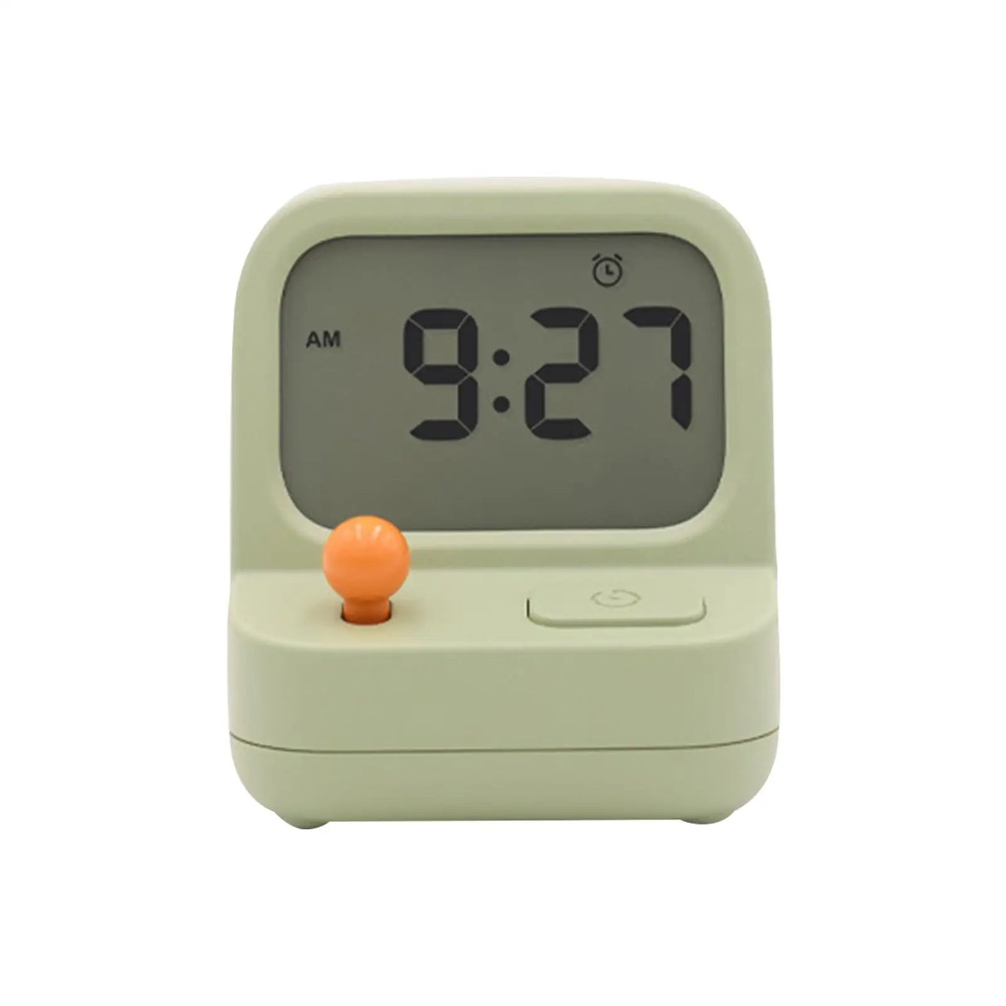 Retro Digital Alarm Clock with Snooze Function Cartoon-Shaped Minimal