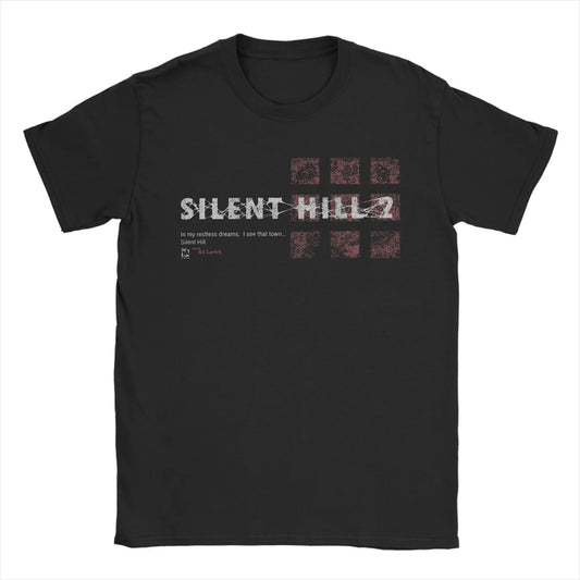 Silent Hill 2 In My Restless Dreams Tshirt Cotton Short Sleeve Tee