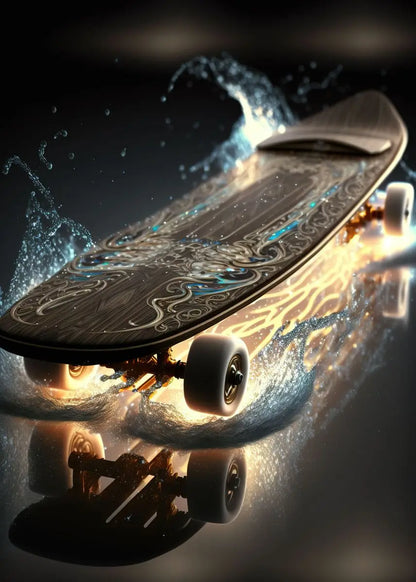 Popular & Artistic Skateboard Posters - 16 / 30X40cm Unframed Available at 2Fast2See.co