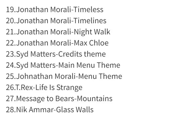 Life is Strange Music CD OST Album Record Soundtracks