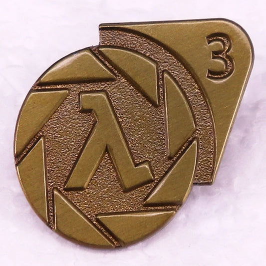 Half-Life Enamel Pin Game Logo Badge - Half-Life Enamel Pin Game Logo Badge Available at 2Fast2See.co