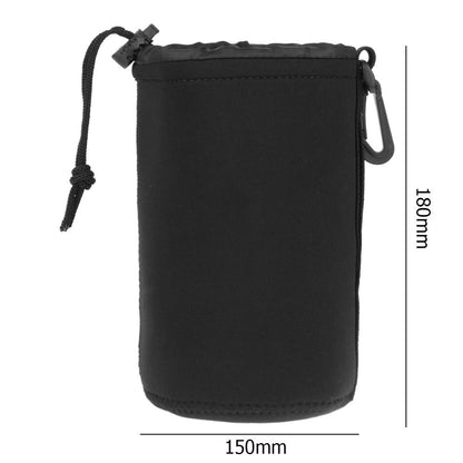 Premium Waterproof Camera Lense Case - L - Black Available at 2Fast2See.co