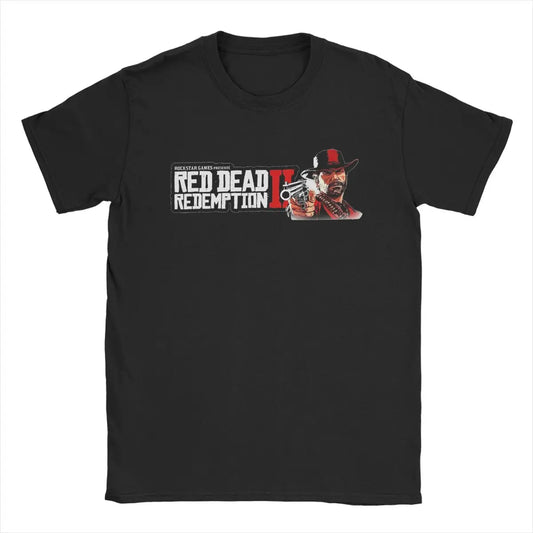 Vintage Red Dead Redemptions 2 Action Game Tshirt 100% Cotton