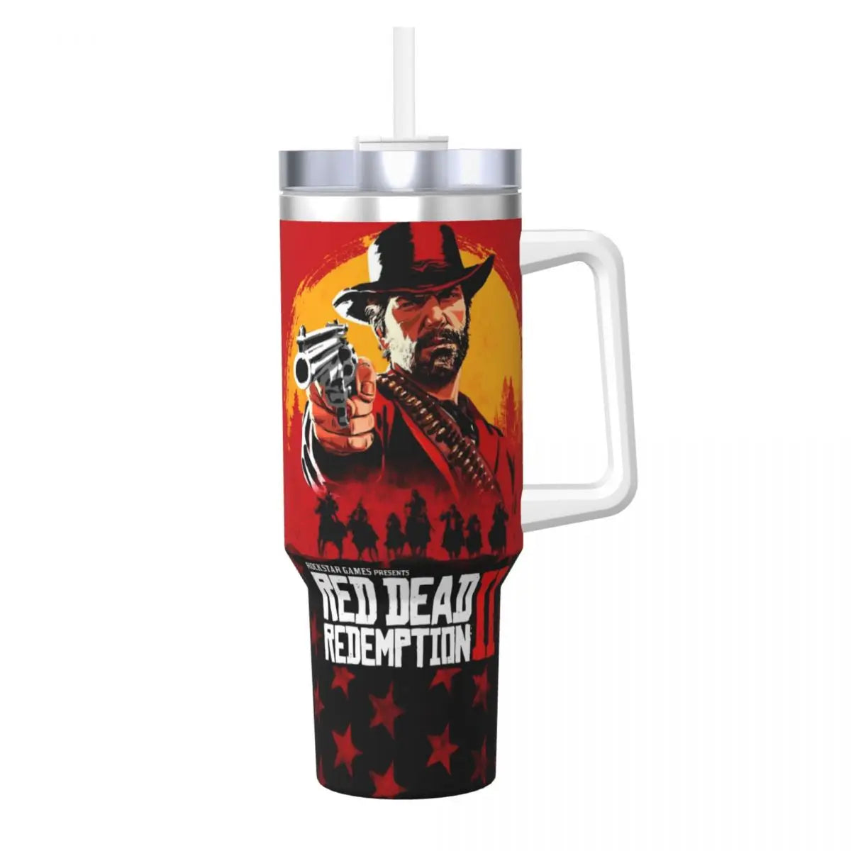 Red Dead Redemption 2 Portable Stainless Steel Thermal Drink Cups