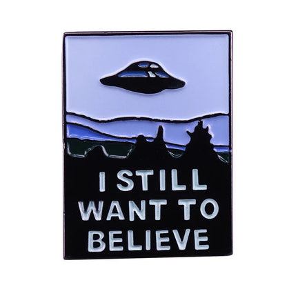 X Files Enamel Pins