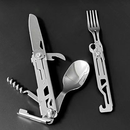 Steel Multitool - Survival Outdoors tool for Eating - Available at 2Fast2See.co