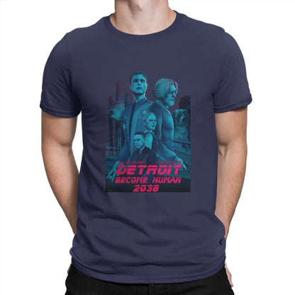 Detroit Become Human 2038 Retro Inspired Tshirt