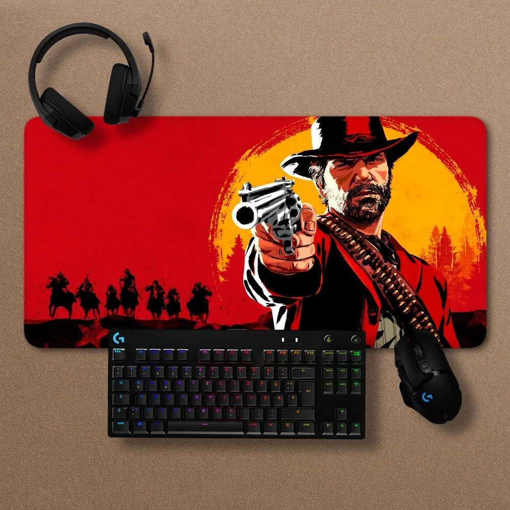 Red Dead Redemption 2 Premium Handmade Mousepads - Option 8 / 200x250x2mm Available at 2Fast2See.co