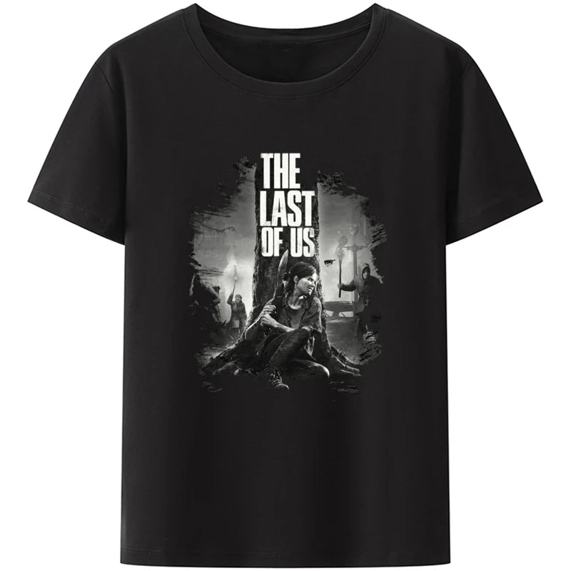 The Last of Us Part II Cotton Tshirt - Black / S Available at 2Fast2See.co