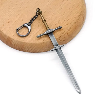 Dark Souls 1 Remastered Zweihander Sword Keychain – Authentic Game Accessory Key Ring - Available at 2Fast2See.co