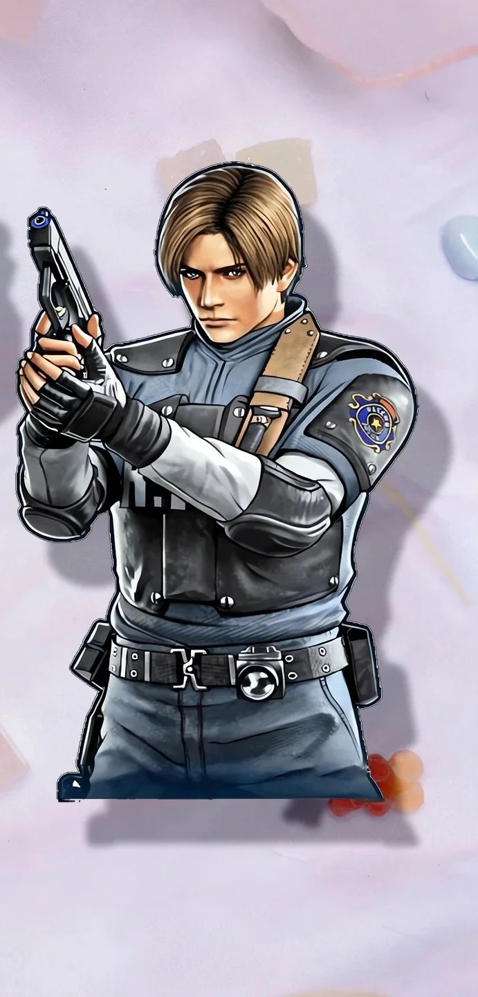 Resident Evil Leon Kennedy Inspired Brooches Enamel Pins