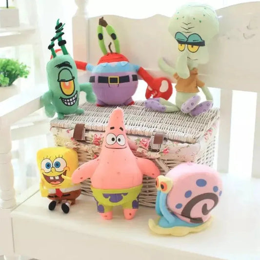 SpongeBob SquarePants All Character's Plushies - Available at 2Fast2See.co