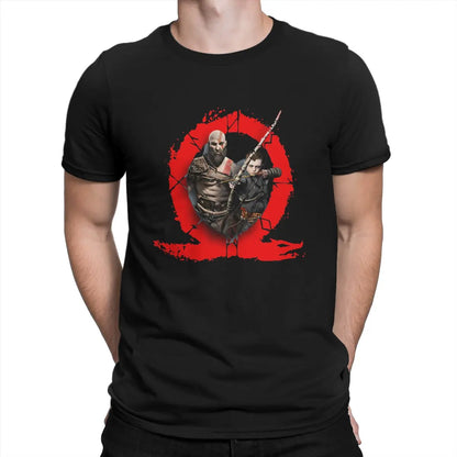God Of War Kratos TShirt - Black / L Available at 2Fast2See.co