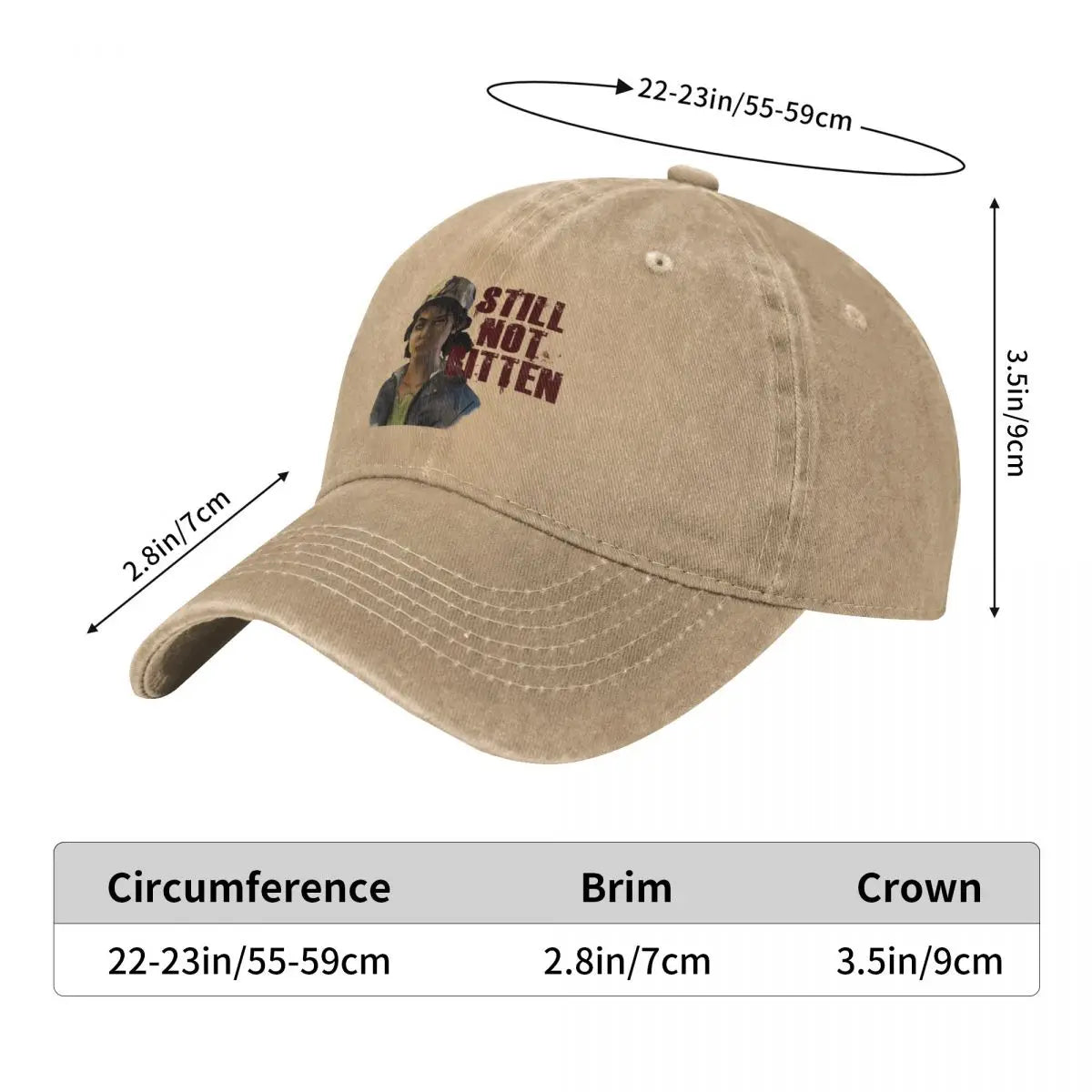 The Walking Dead Clementine Retro Washed Baseball Cap