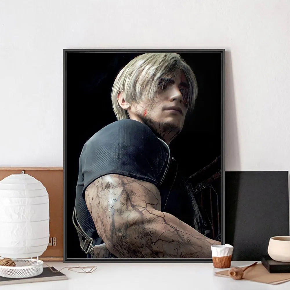 Resident Evil Leon Kennedy Inspired Poster