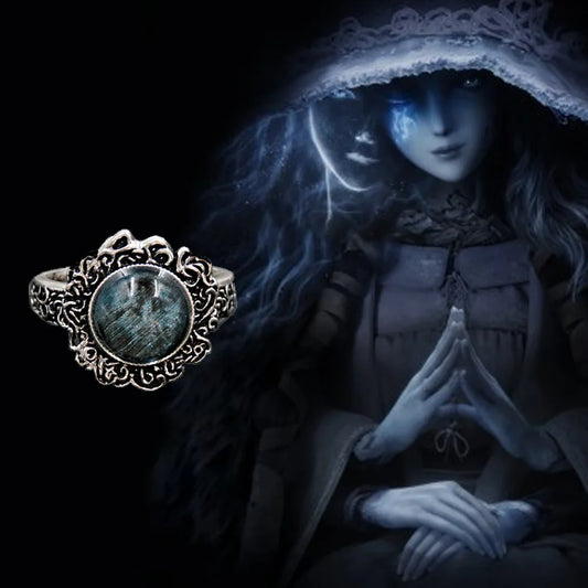 Elden Ring Cosplay Dark Moon Adjustable Ring