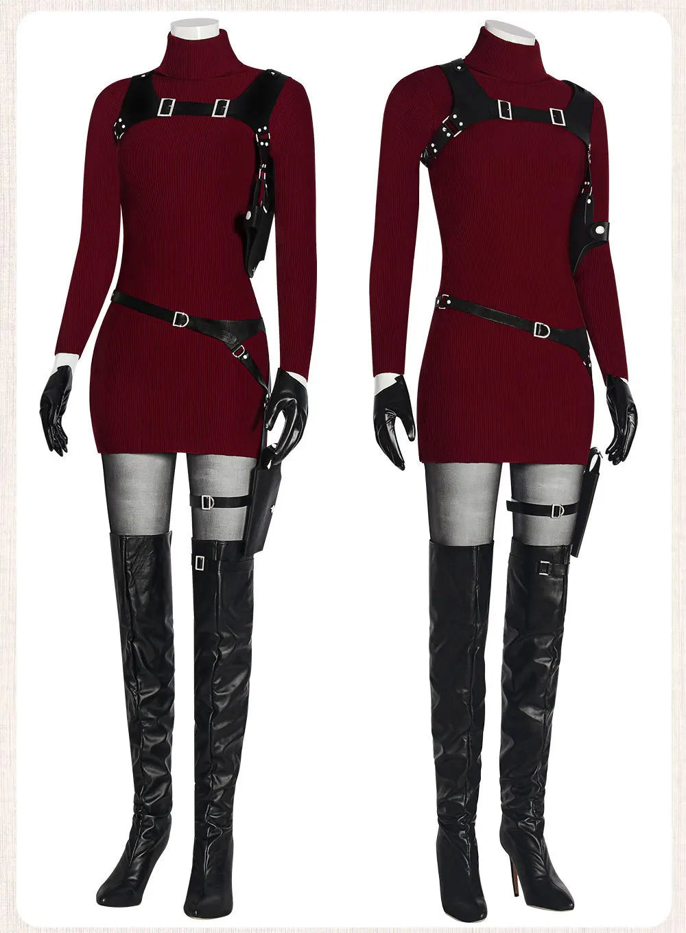 Resident Evil 4 Ada Wong Cosplay Full Set Outfit Cosplay Suit
