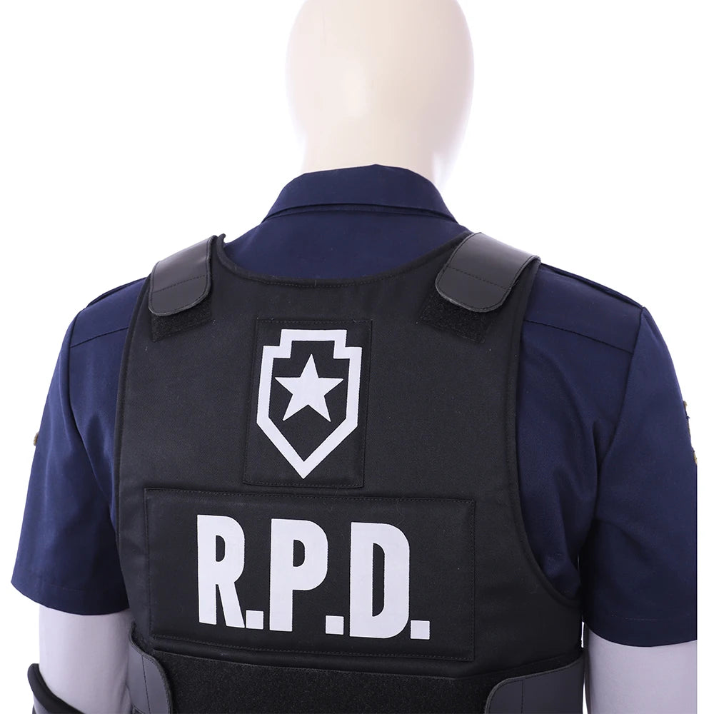 Resident Evil 2 Remake Leon Scott Kennedy Cosplay Vest Costume