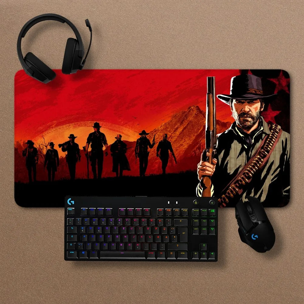 Red Dead Redemption 2 Premium Handmade Mousepads - Option 4 / 200x250x2mm Available at 2Fast2See.co