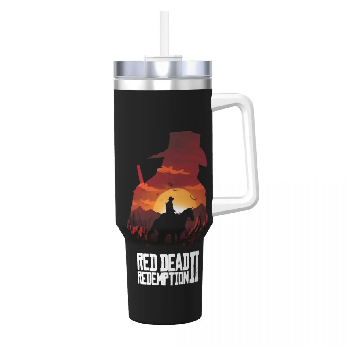 Red Dead Redemption 2 Portable Stainless Steel Thermal Drink Cups