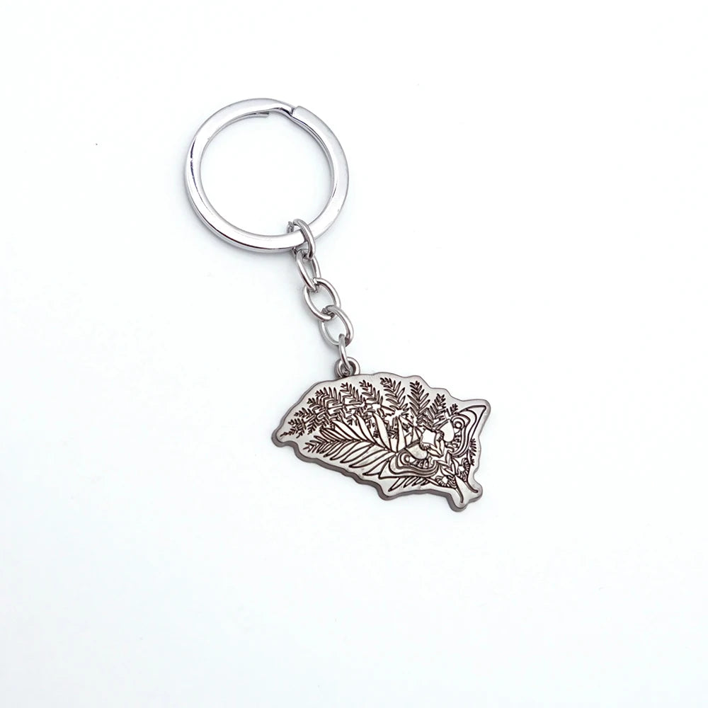 The Last Of Us Ellie's Tattoo Silver Keychain - Available at 2Fast2See.co