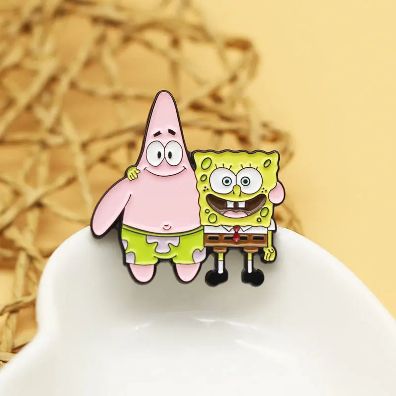 SpongeBob & Patrick Enamel Pin - Available at 2Fast2See.co