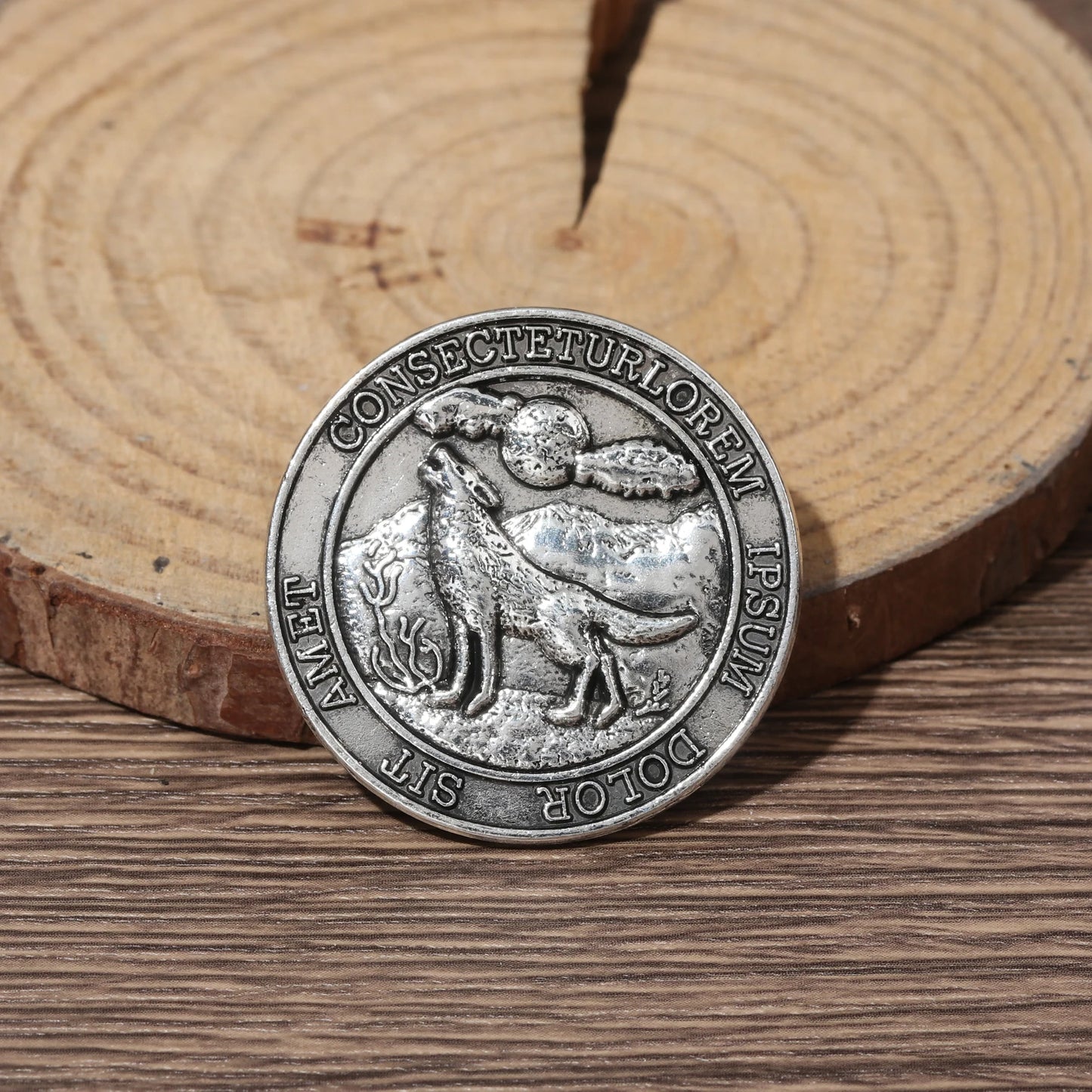 Resident Evil 8 Retro Wolf Coin Souvenir